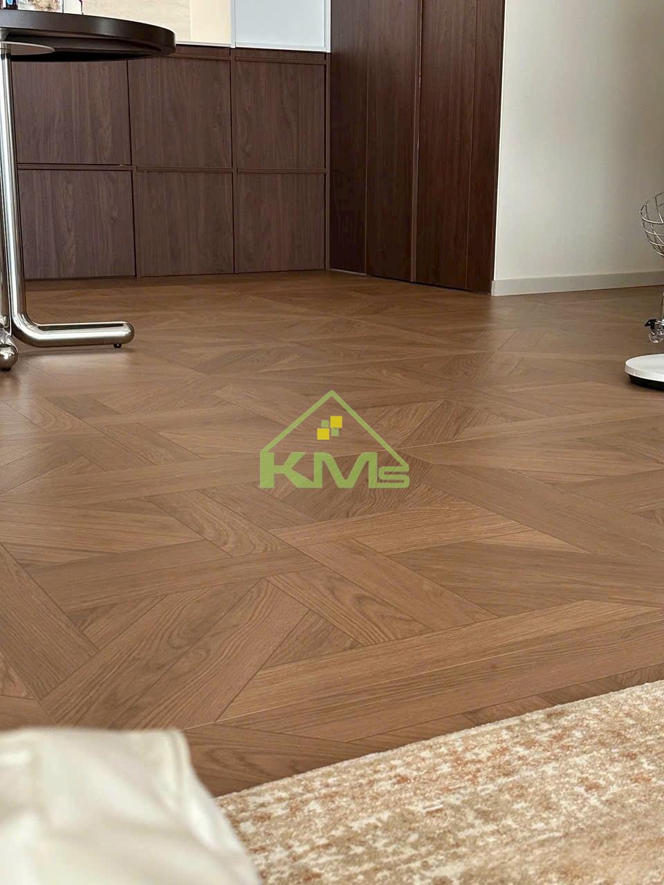 Gạch Vân Gỗ 80x80cm Xương Cá Nhập Khẩu F012 Gạch Lát Nền Phòng Ngủ
